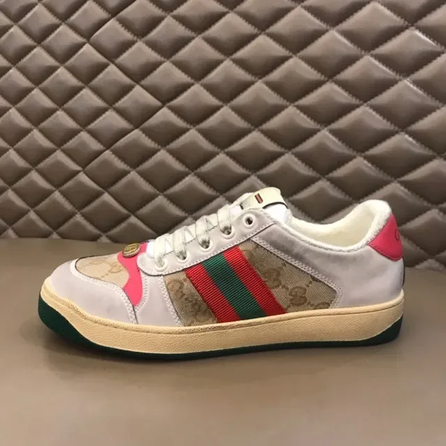 Gucci Tennis 1977 Beige Green Red Web Stripe Lifestyle Sneakers 2