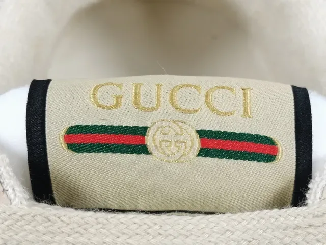 Gucci Tennis 1977 Blue Orange Web Lifestyle Sneakers 5