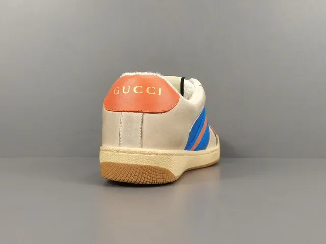 Gucci Tennis 1977 Blue Orange Web Lifestyle Sneakers 11