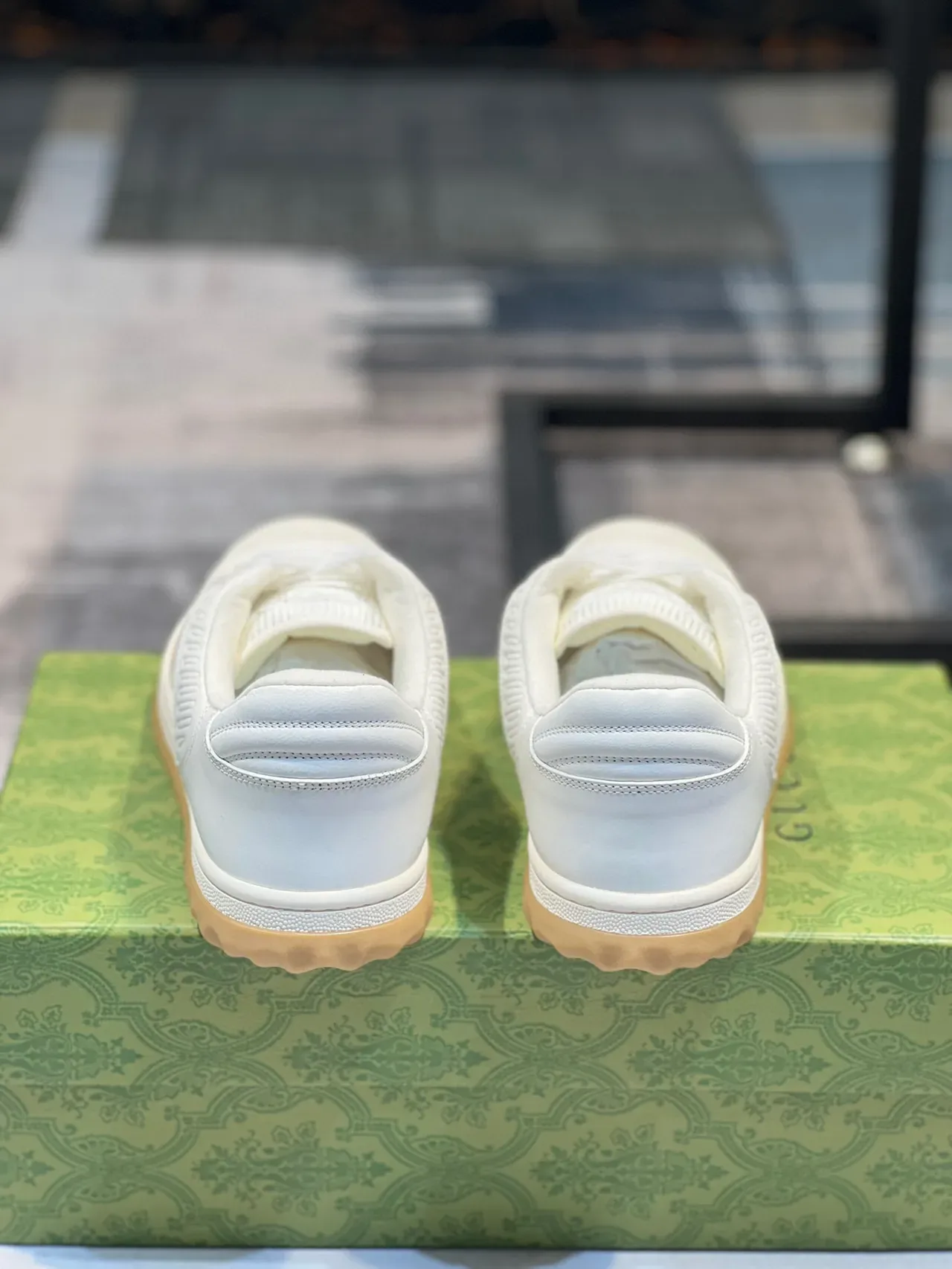 Gucci Tennis 1977 Off-White Gum Sole Lifestyle Sneakers 2