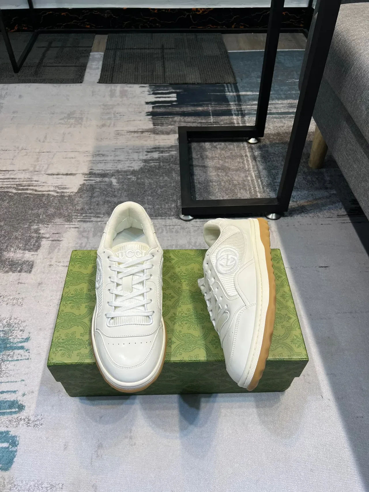 Gucci Tennis 1977 Off-White Gum Sole Lifestyle Sneakers 4