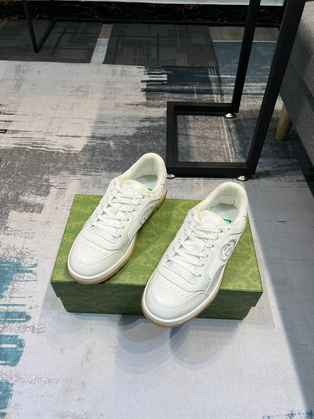 Gucci Tennis 1977 Off-White Gum Sole Lifestyle Sneakers 5