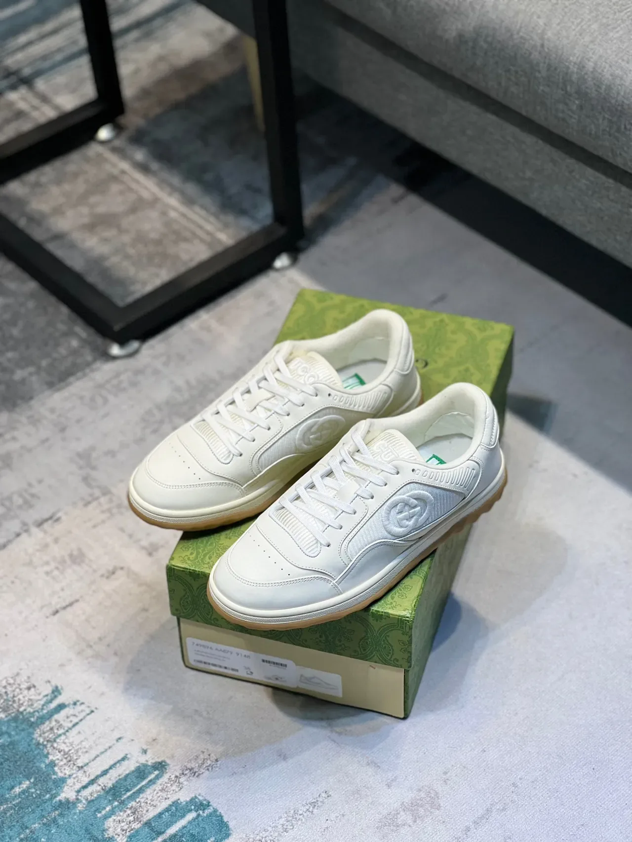 Gucci Tennis 1977 Off-White Gum Sole Lifestyle Sneakers 7