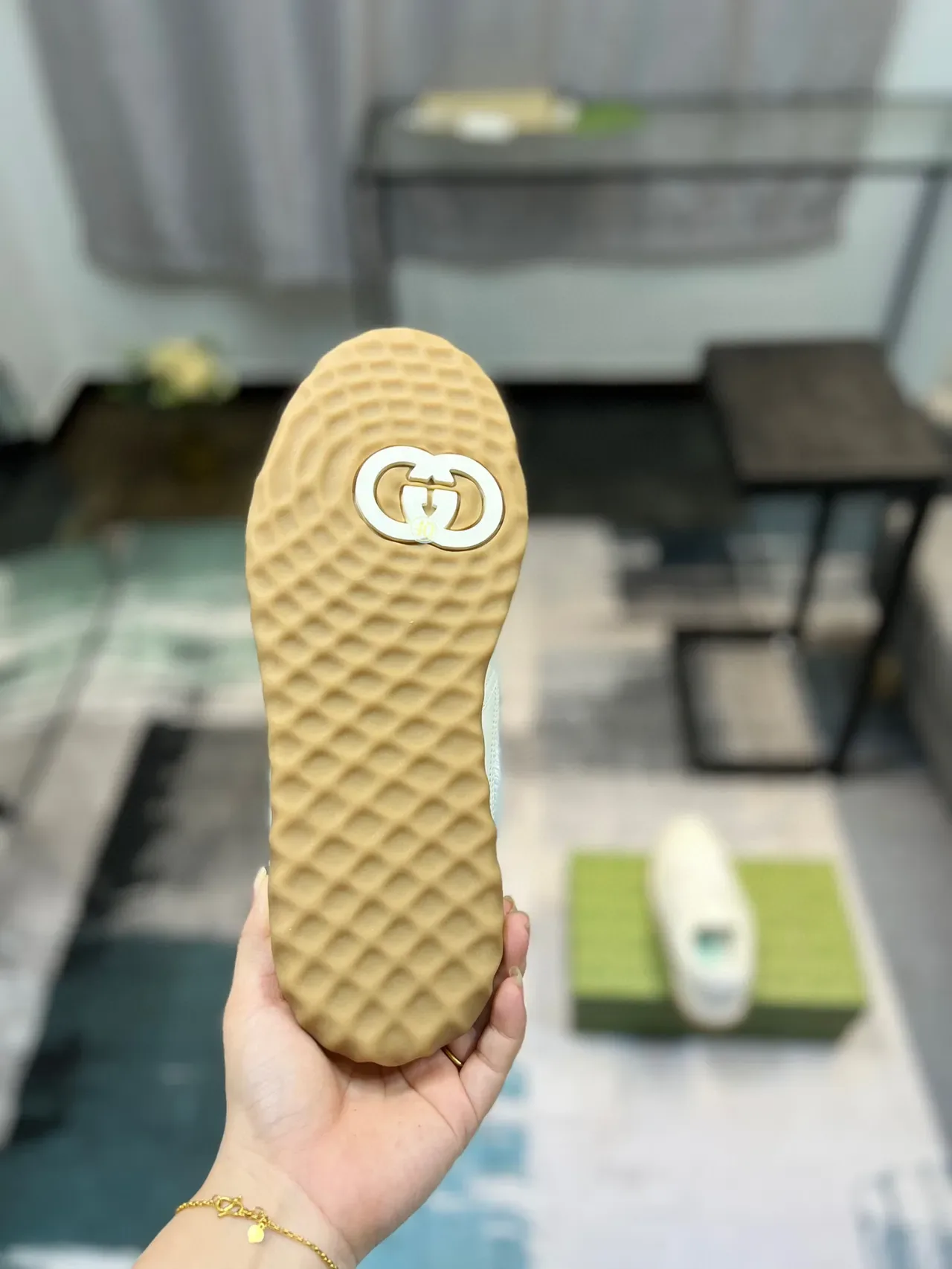 Gucci Tennis 1977 Off-White Gum Sole Lifestyle Sneakers 9