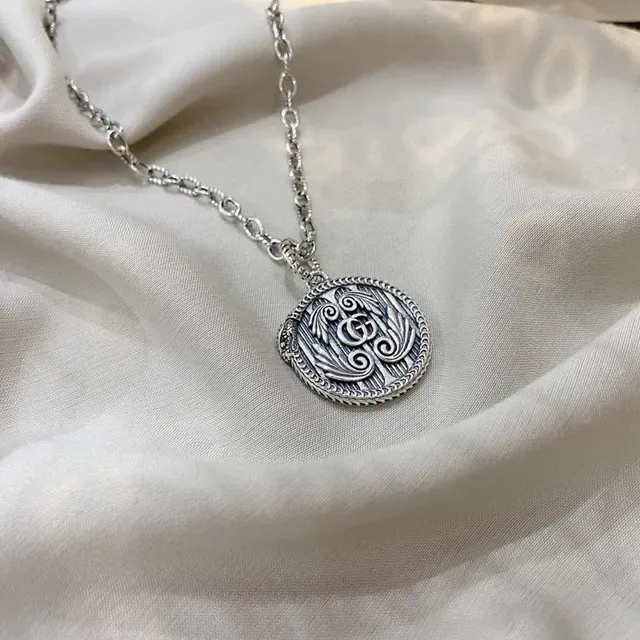 Gucci Tiger Motif Circular Disc Pendant Necklace 3