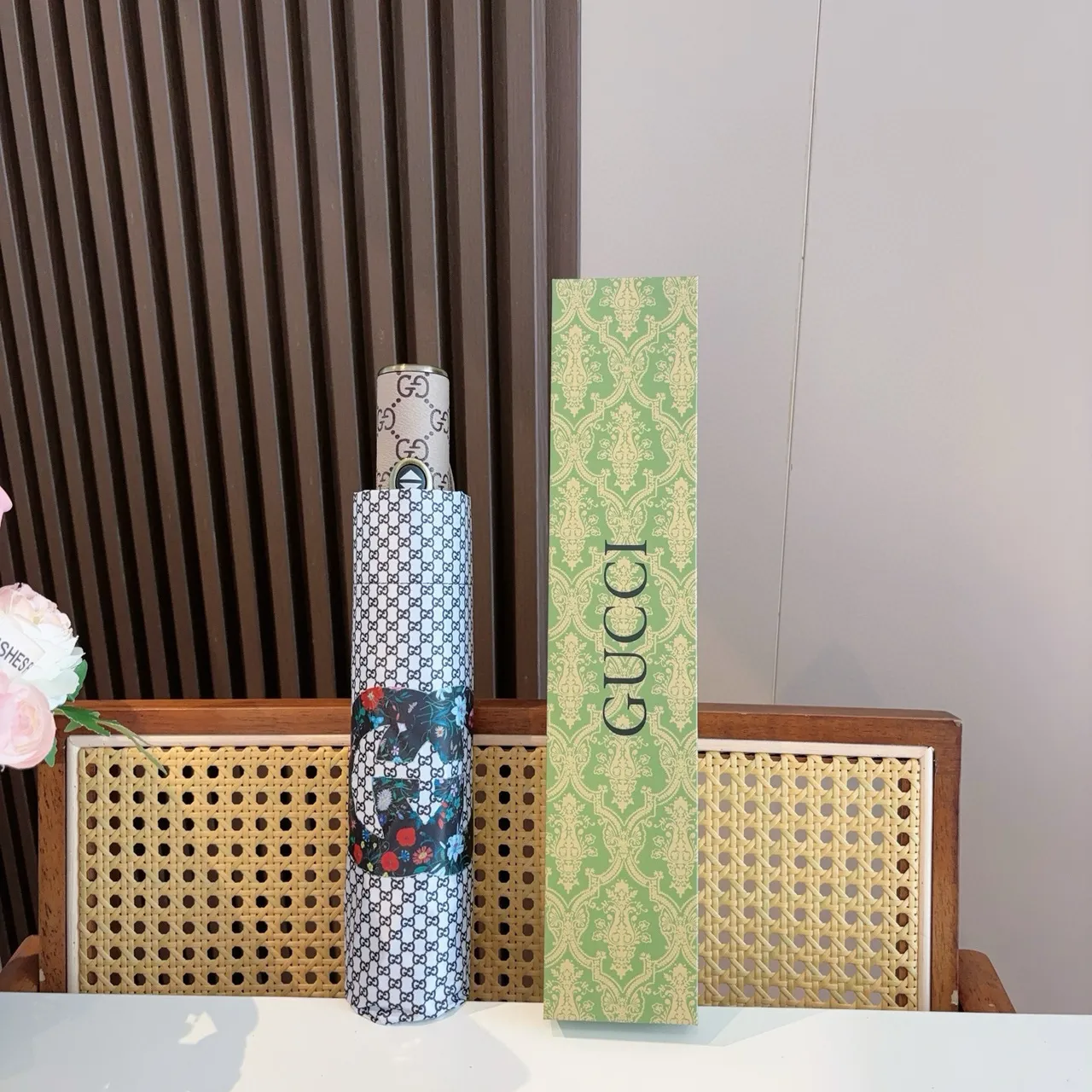 Gucci সাদা বহুরঙ মোনোগ্রাম-প্রিন্টেড ফ্লোরাল-মোটিফ হ্যান্ডব্যাগ 8
