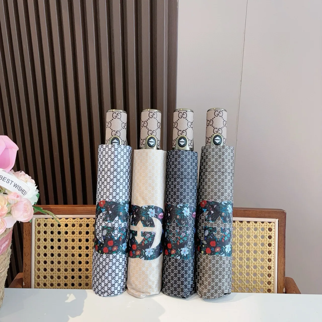 Gucci সাদা বহুরঙ মোনোগ্রাম-প্রিন্টেড ফ্লোরাল-মোটিফ হ্যান্ডব্যাগ 9
