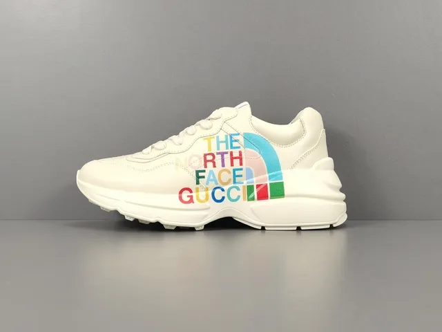Gucci x The North Face Ace Multicolor Graphic Lifestyle Sneakers 1