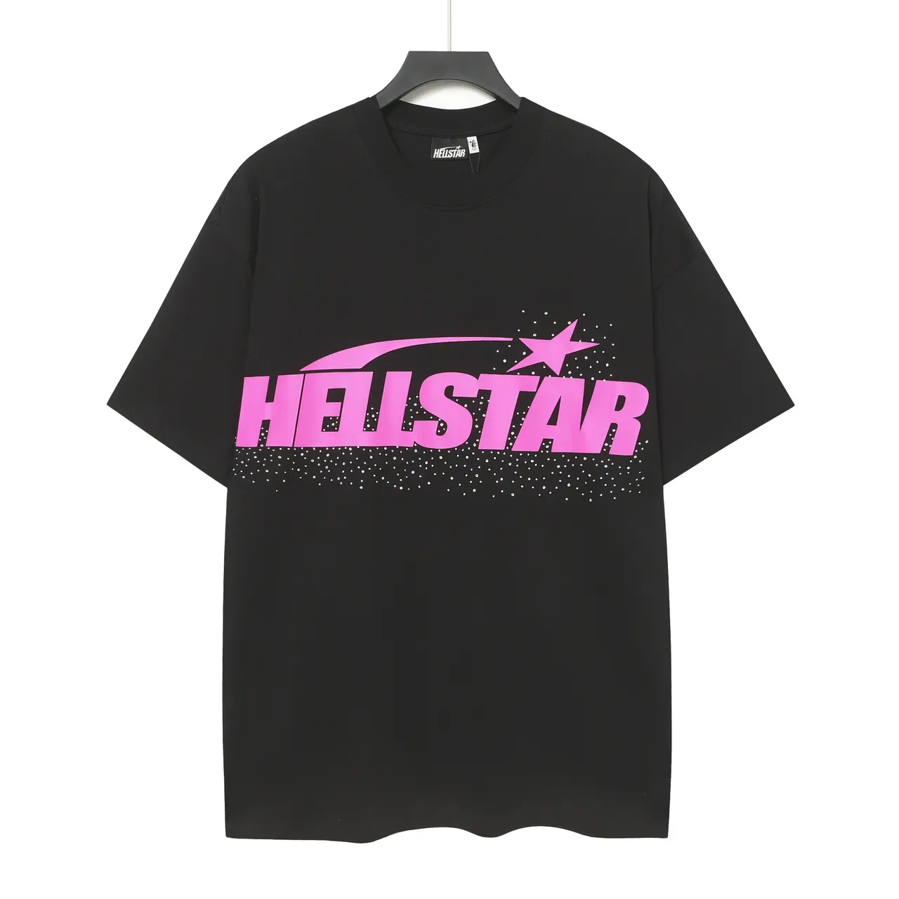 Hellstar Graphic Oversized Black and Pink T-Shirt 2