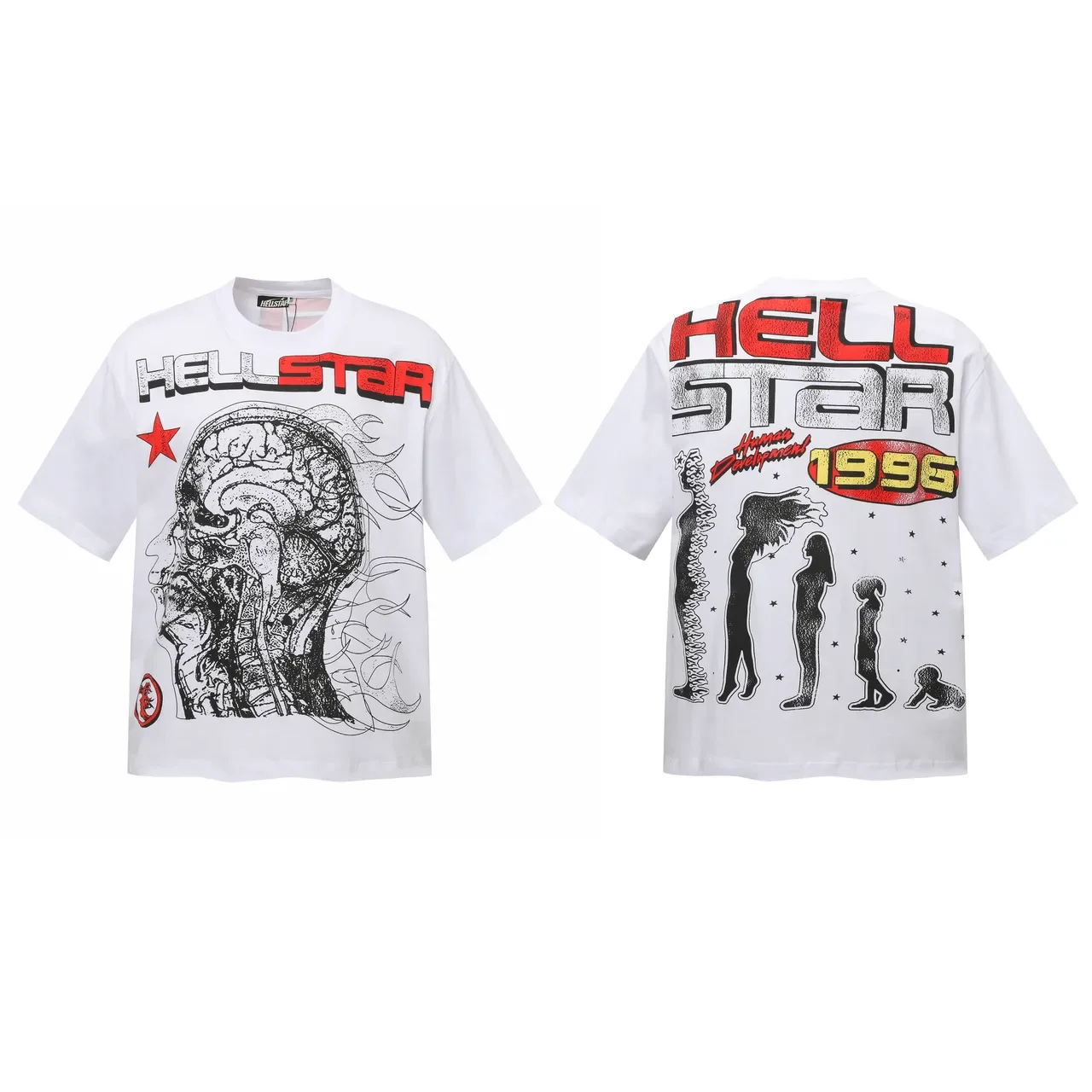 Hellstar Graphic Print Oversized T-Shirt 8
