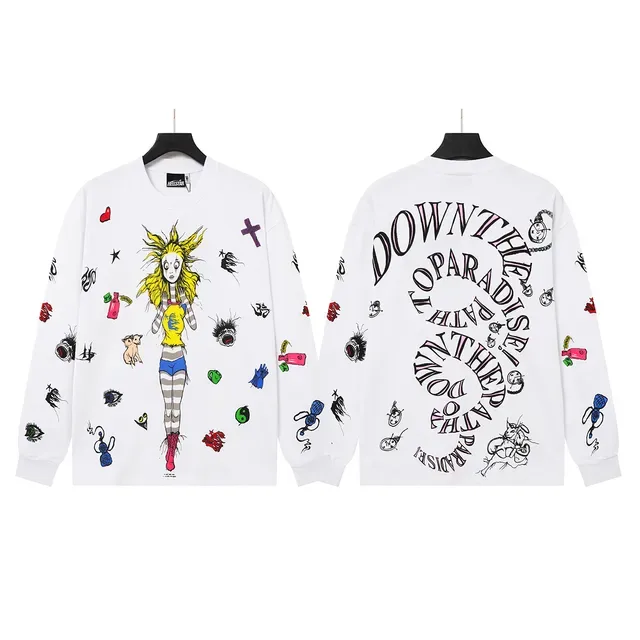 Hellstar Long-Sleeve Graphic Crewneck T-Shirt 3