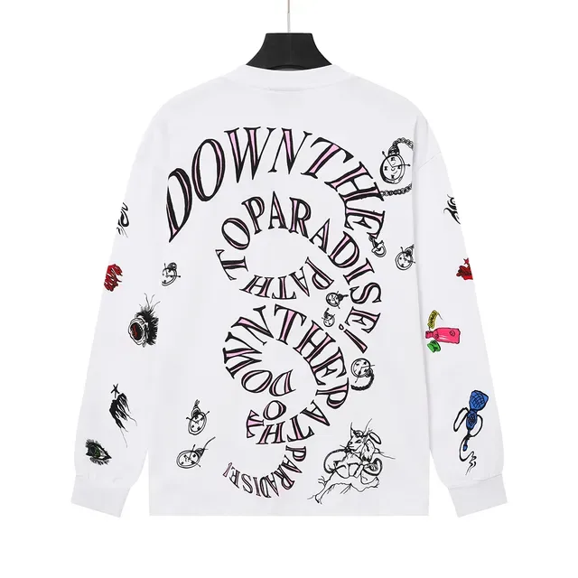 Hellstar Long-Sleeve Graphic Crewneck T-Shirt 5