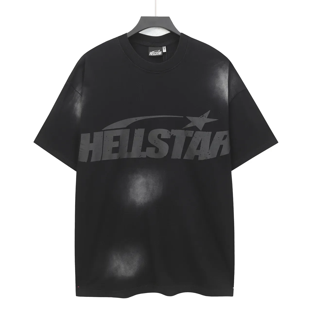 Hellstar ओवरसाइज़्ड डिस्ट्रेस्ड ग्राफ़िक टी-शर्ट 2