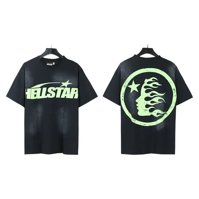 Hellstar Oversized Graphic Print Black T-Shirt 4