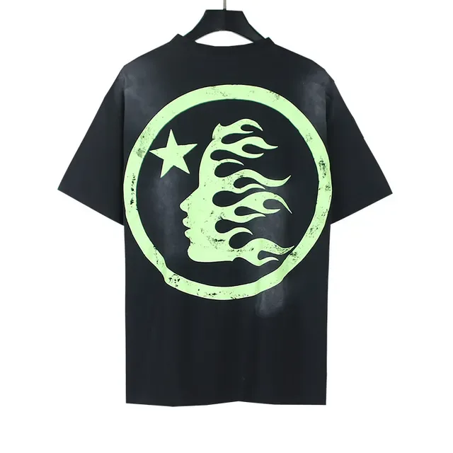 Hellstar Oversized Graphic Print Black T-Shirt 6