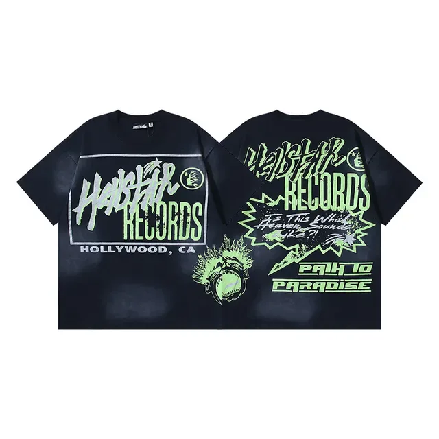 Hellstar Records Oversized Graphic T-Shirt 1