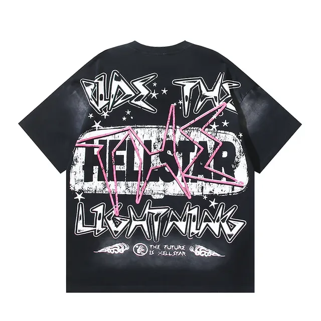 Hellstar Ride The Lightning Graphic Oversized T-Shirt 3