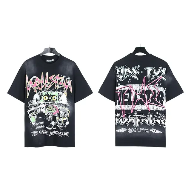 Hellstar Ride The Lightning Graphic Oversized T-Shirt 4