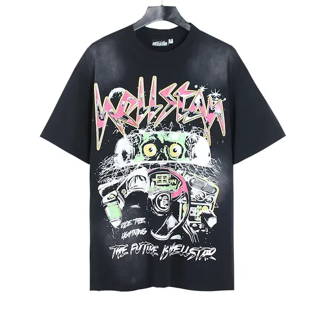 Hellstar Ride The Lightning Graphic Oversized T-Shirt 5