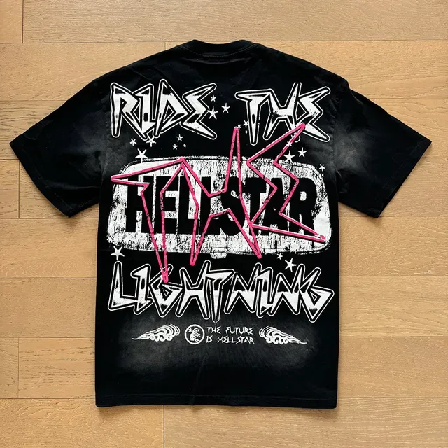 Hellstar Ride The Lightning Graphic Oversized T-Shirt 10