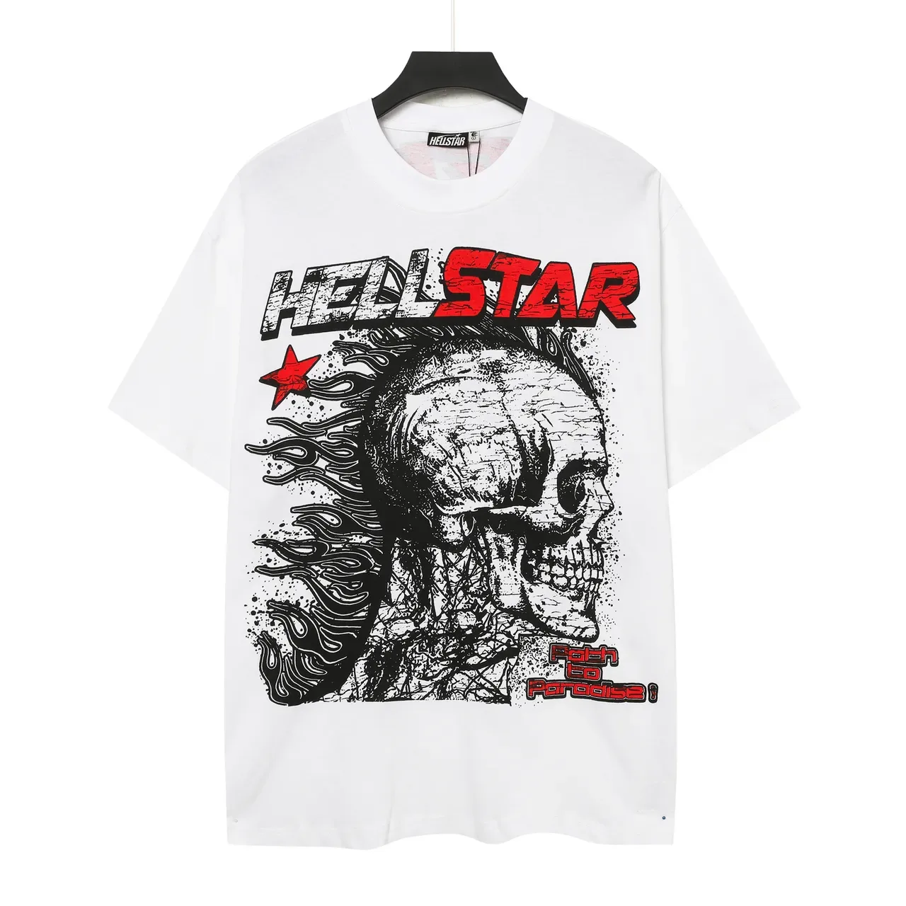 Hellstar Skull Graphic Distressed Print T-Shirt 2