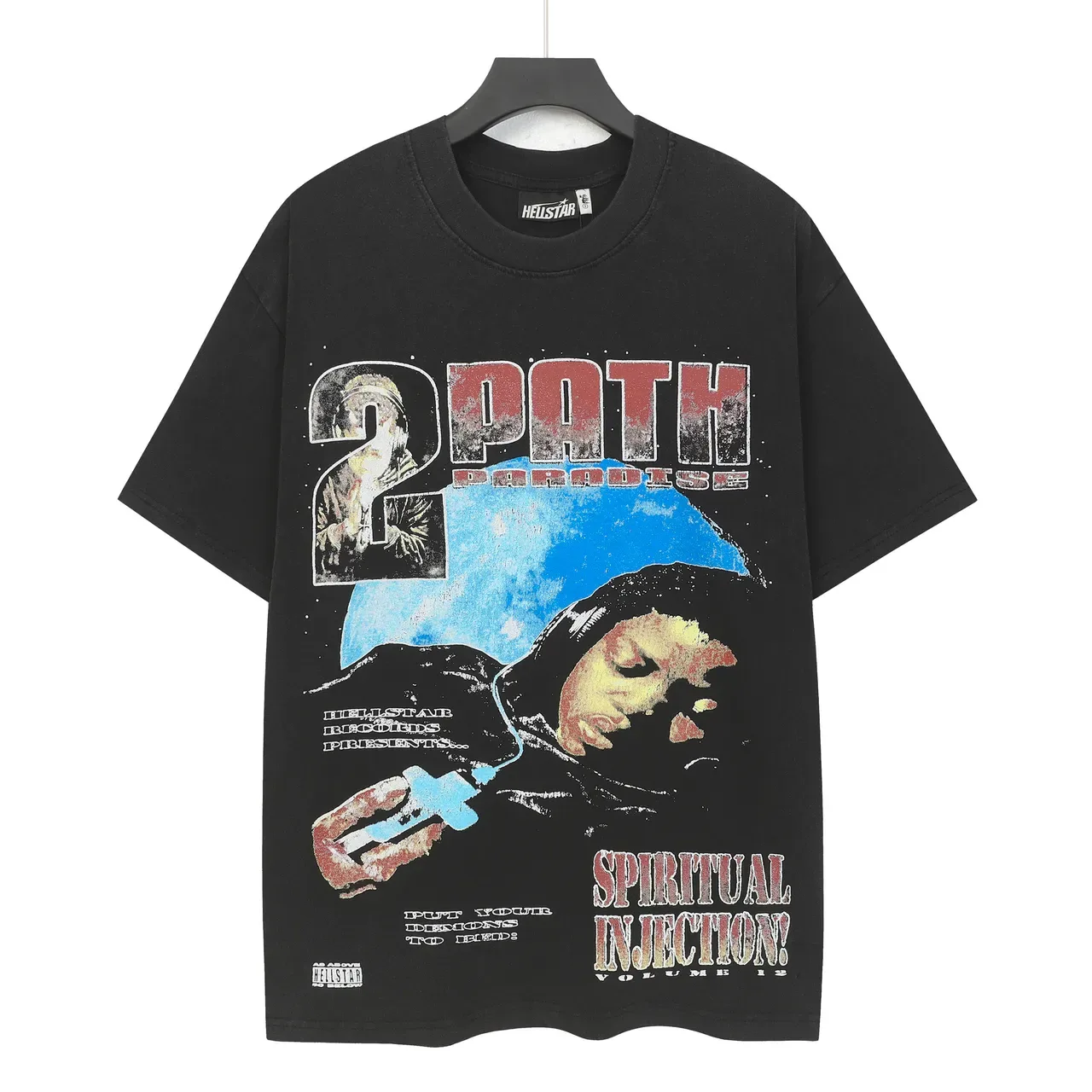 Hellstar Spiritual Injection Graphic Oversized T-Shirt 3