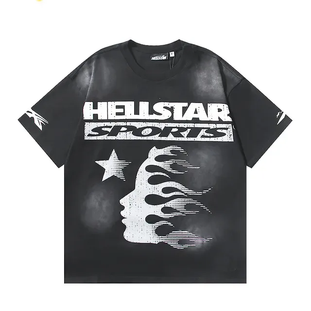 Hellstar Sports Graphic Oversized Black T-Shirt 2