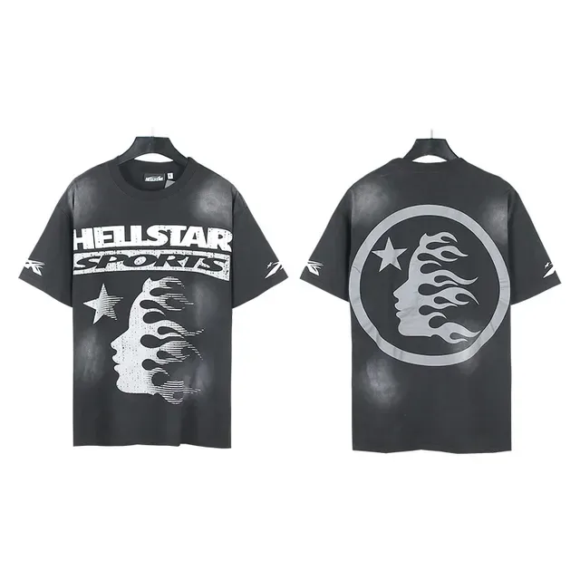 Hellstar Sports Graphic Oversized Black T-Shirt 4