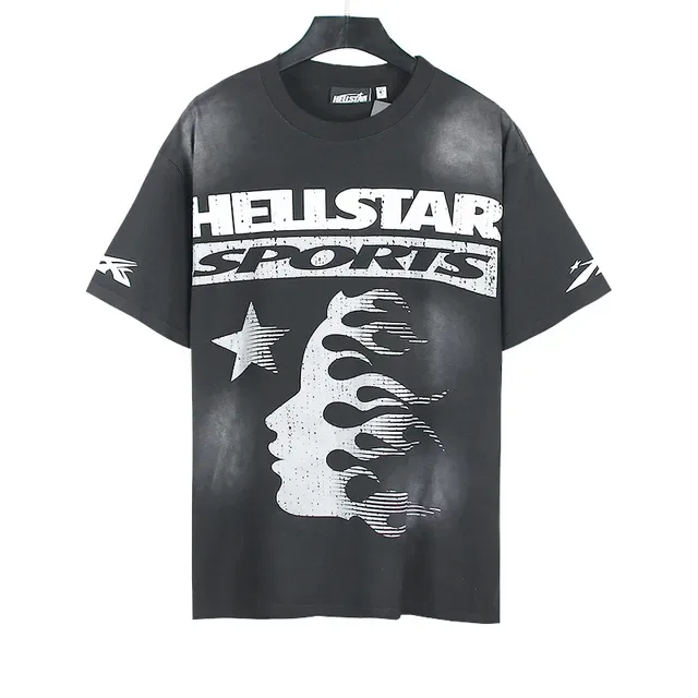 Hellstar Sports Graphic Oversized Black T-Shirt 5