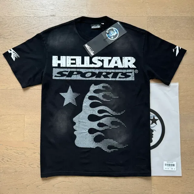 Hellstar Sports Graphic Oversized Black T-Shirt 7