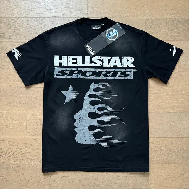 Hellstar Sports Graphic Oversized Black T-Shirt 8