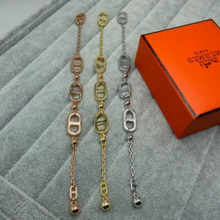 Hermès Chaine d'Ancre H-Link Chain Drop Earrings