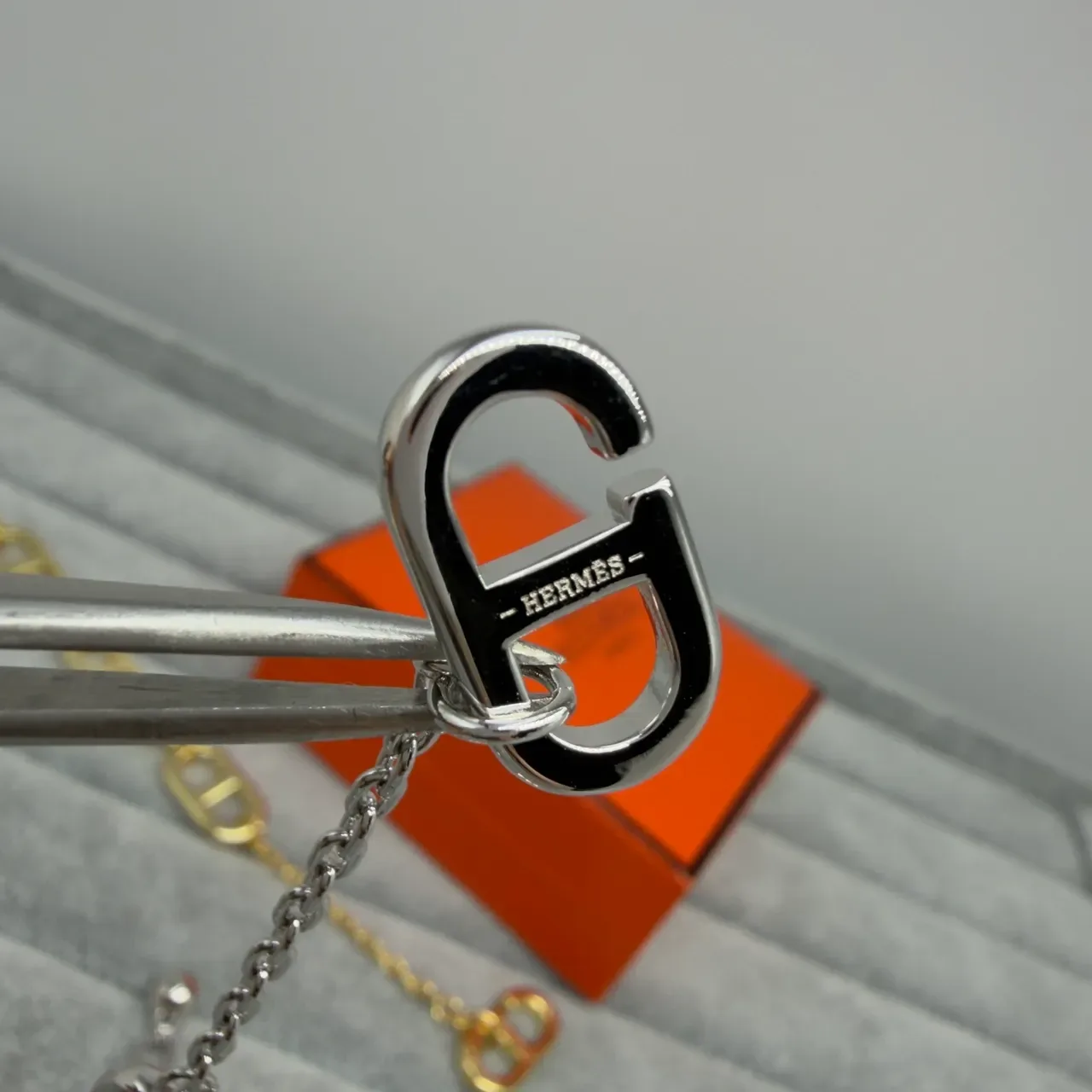 Hermès Chaine d'Ancre H-Link Chain Drop Earrings 2