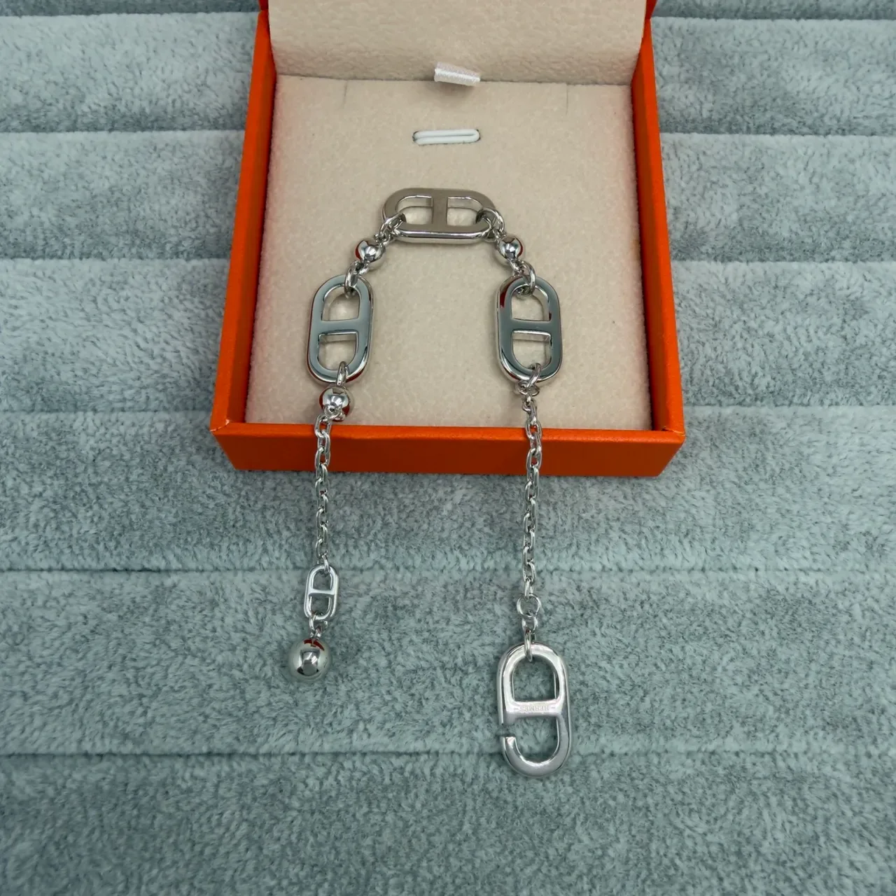 Hermès Chaine d'Ancre H-Link Chain Drop Earrings 4