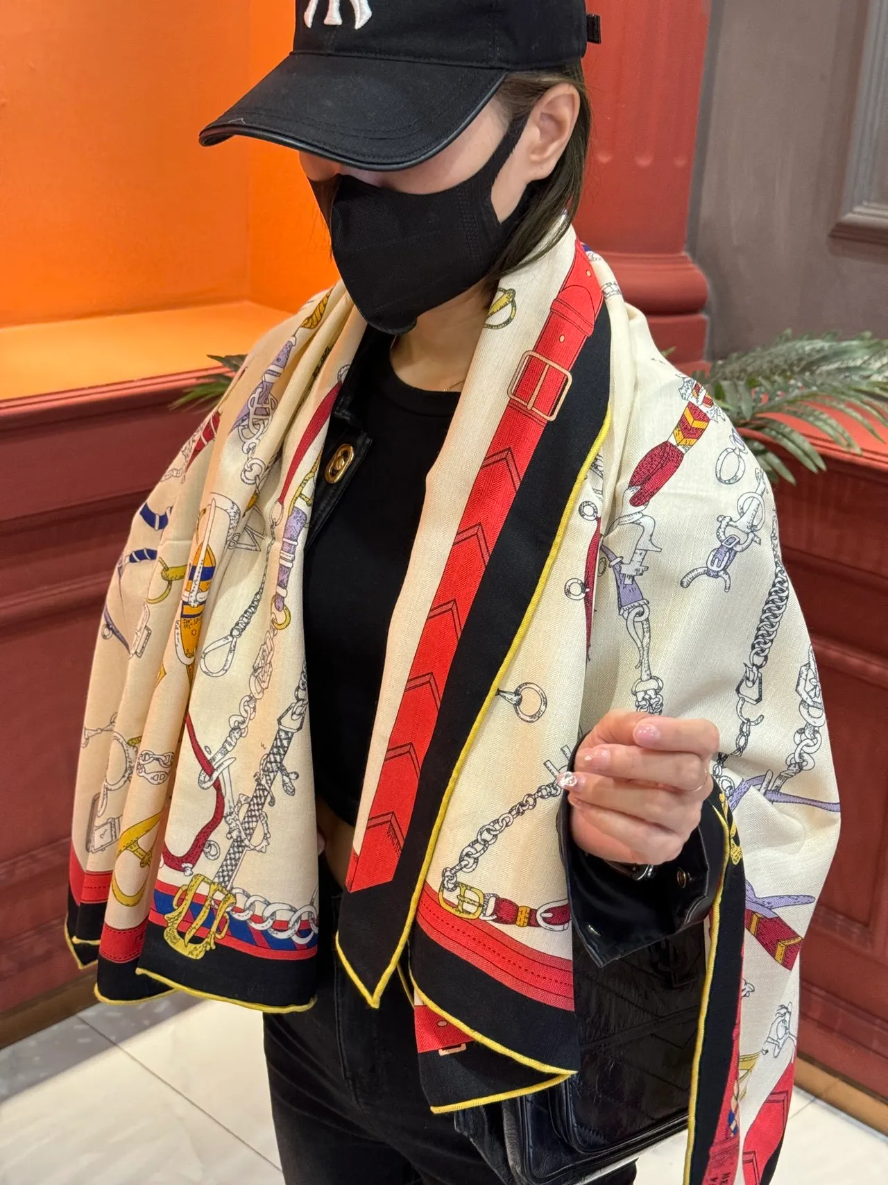 Hermès Chevaux Déchaînés Multicolor Silk Scarf 2