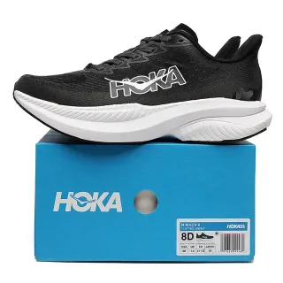 Hoka Mach 6 Black White Running Shoes