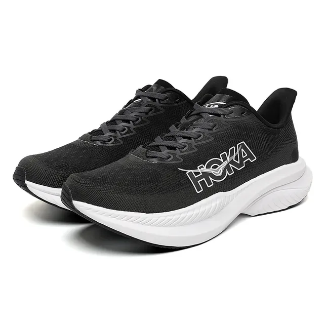 Hoka Mach 6 Black White Running Shoes 5