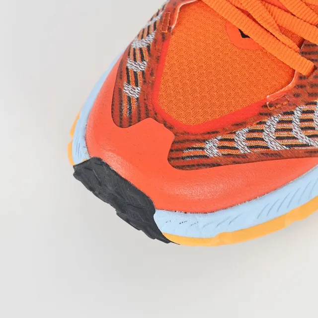 Hoka Orange Bleu Upper en Knit Engineered Midsole Multicouche Chaussures de Course 5