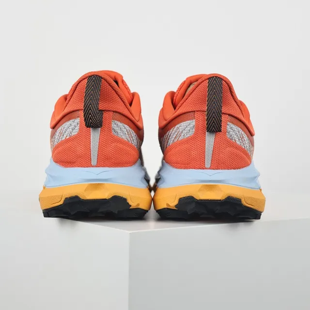 Hoka Orange Bleu Upper en Knit Engineered Midsole Multicouche Chaussures de Course 8