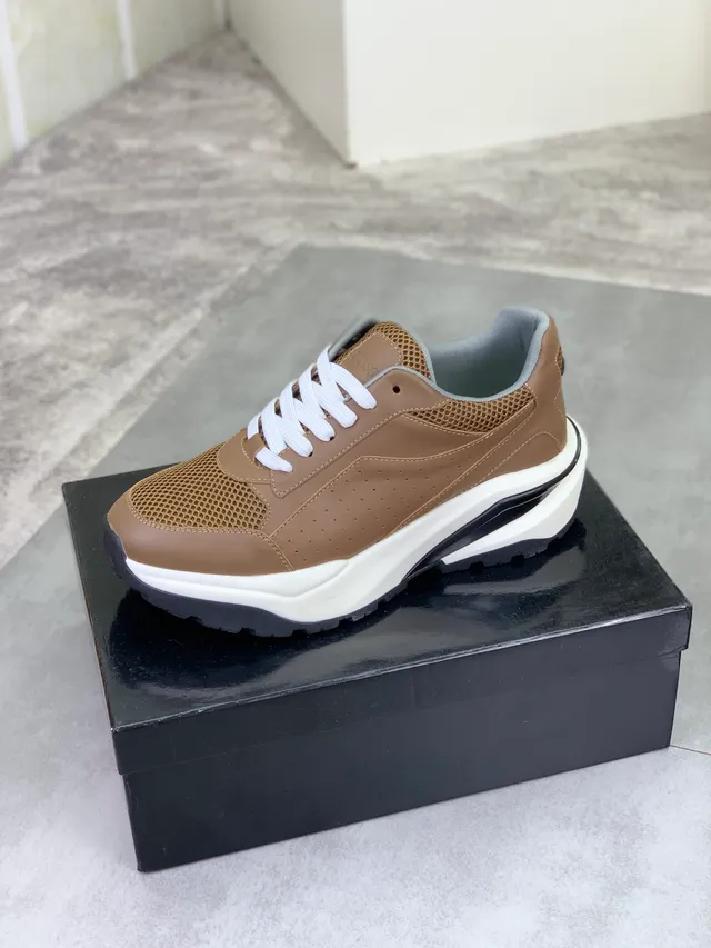 Hugo Boss Chaussure chunky marron et blanc 4