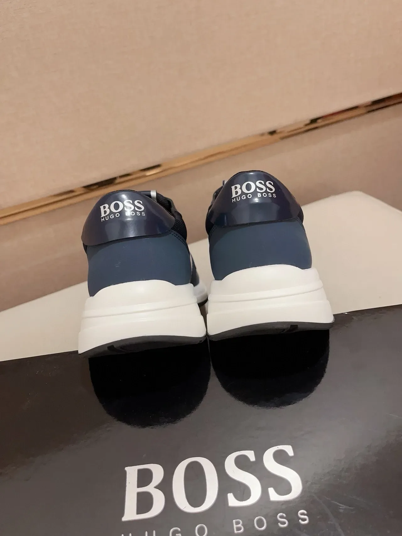 Hugo Boss Chaussures Lifestyle Navy et Blanc 8