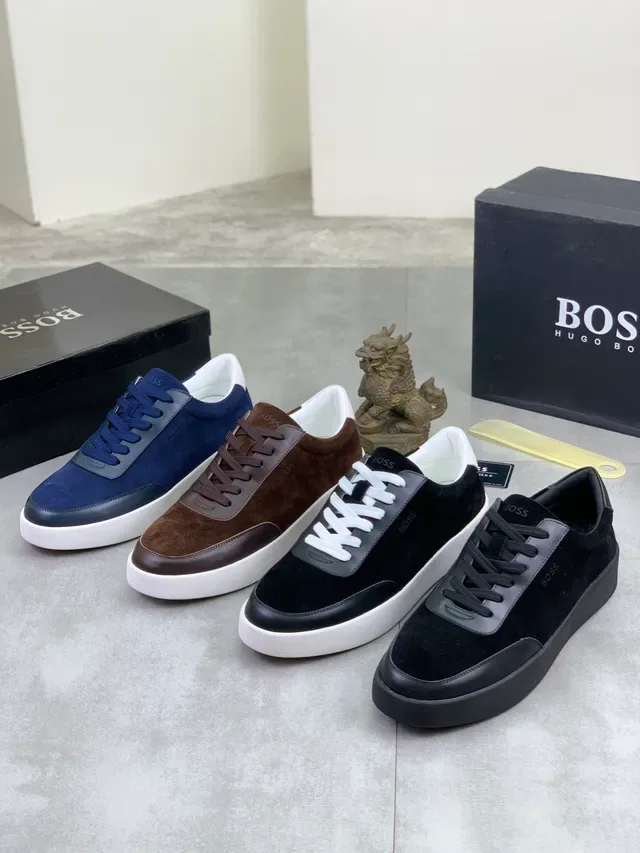Hugo Boss Navy Daim Lifestyle Sneakers 2