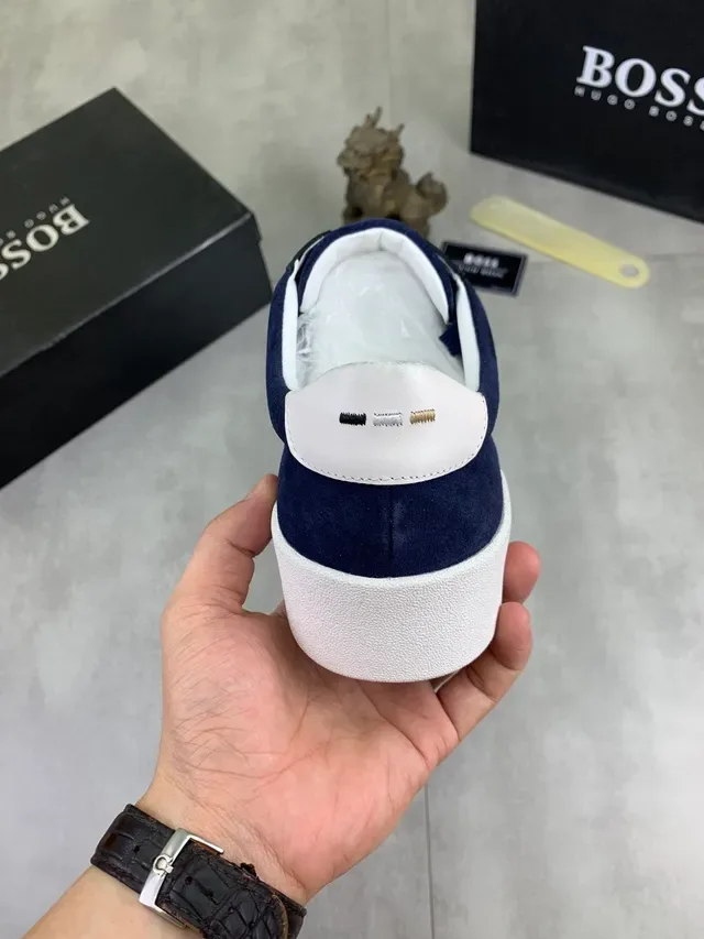 Hugo Boss Navy Daim Lifestyle Sneakers 4