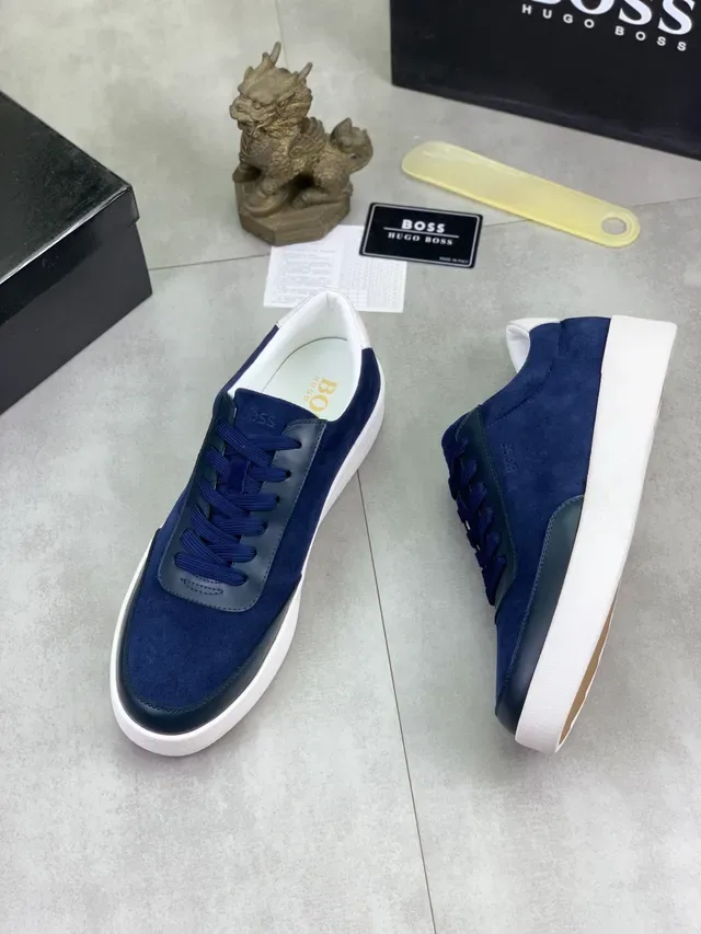 Hugo Boss Navy Daim Lifestyle Sneakers 6