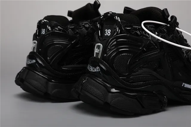 Kith Runner Monochrome Black Chunky Sneakers 2