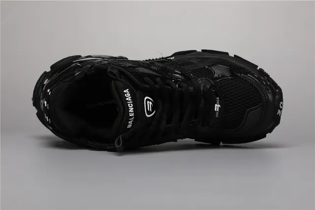 Kith Runner Monochrome Black Chunky Sneakers 7