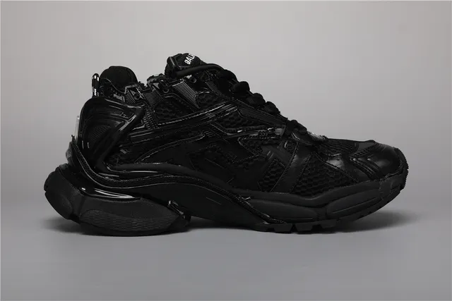 Kith Runner Monochrome Black Chunky Sneakers 8
