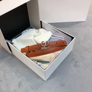 Loewe Anagram حزام Cognac حزام جلد
