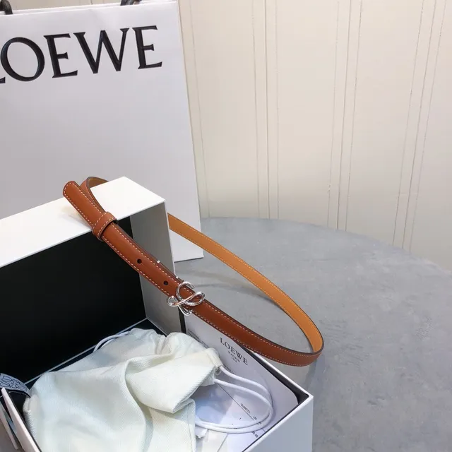 Loewe Anagram Belt Cognac Leather Belt 2