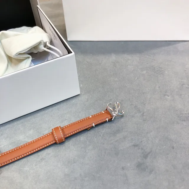 Loewe Anagram Belt Cognac Leather Belt 6